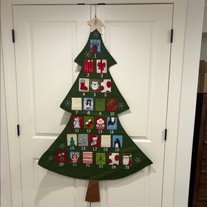 Pottery Barn Kids Green Advent Calendar Tree